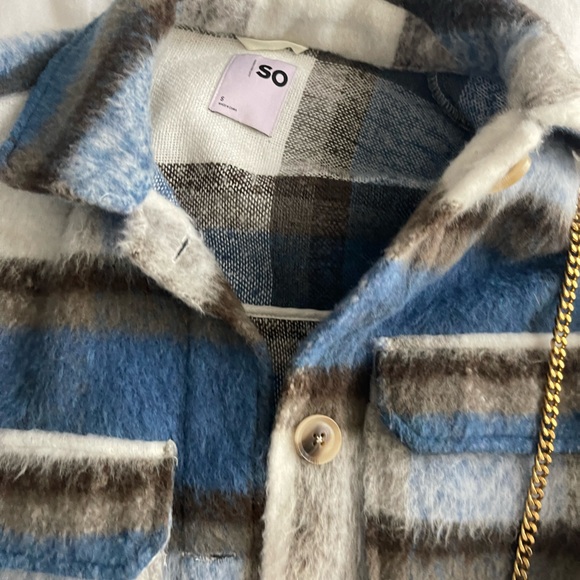 SO long flannel jacket with buttons - Picture 5 of 5